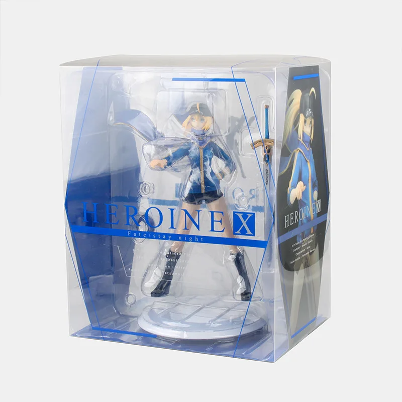 Аниме Фигурка 22 см Fate Zero Stay Night Blue Saber Heroinex ПВХ фигурка Коллекционная модель