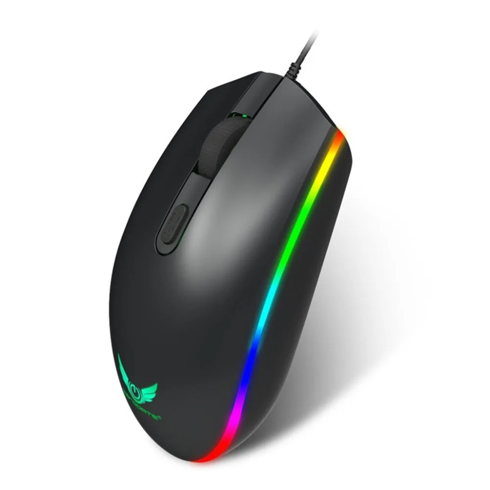 Высокоскоростная прецизионная оптическая проводная мышь S900 RGB С нескользящими