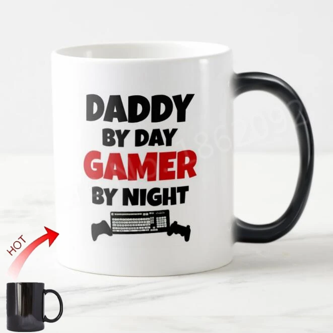 Смешные причудливый Gamer подарки для папы папа днем геймера ночью магических