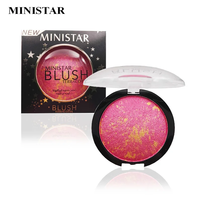 Ministar палитра румян для макияжа лица 8 цветов водостойкий долговечный смешанный