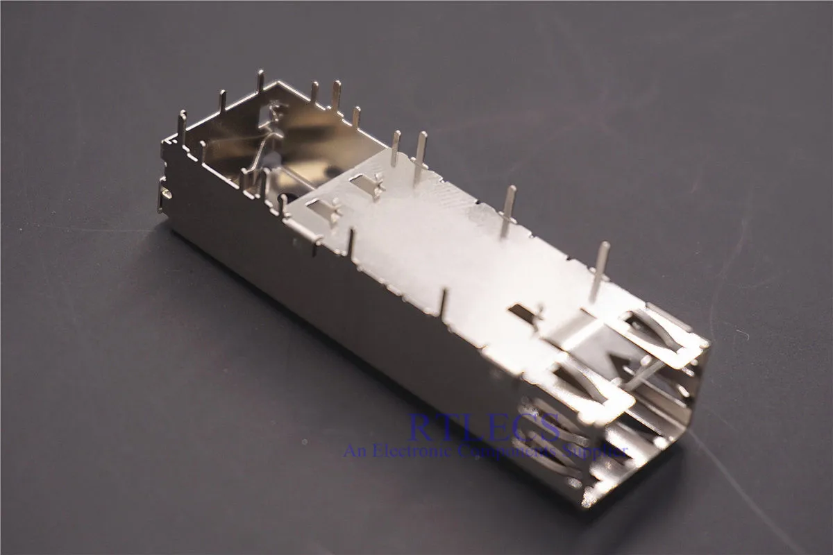 2 шт. SFP клетка 1x1 пресс Пригонка пайка на печатную монтажную плату под прямым