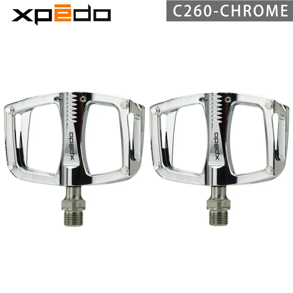 Wellgo xpedo C260 Mountain Road Bearing Sealed Aluminum Platform Pedals 195g/pair titanium spindle | Спорт и развлечения