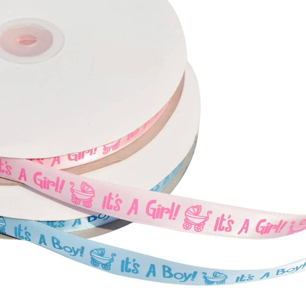 10 ярдов это мальчик девочка с принтом и лентой на крещение для душа из сатина Пол