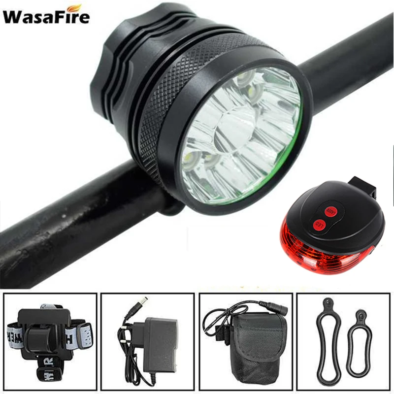 WasaFire 20000lm 12x XM L T6 светодиодный велосипедный Светильник Велоспорт велосипед фара +