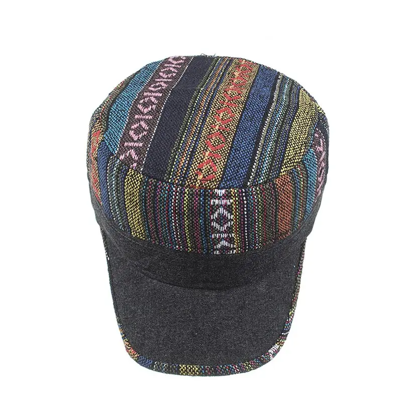 Fashion New Autumn Winter On The Woolen National Style Color Matching Classic Popular Flat Cap Versatile Comfort | Аксессуары для