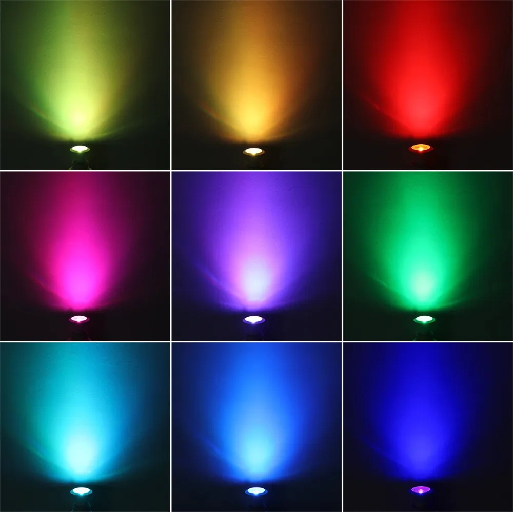 Светодиодный точечный светильник GU10 светодиодная лампа AC 85-265 в RGB RGBW/RGBWW