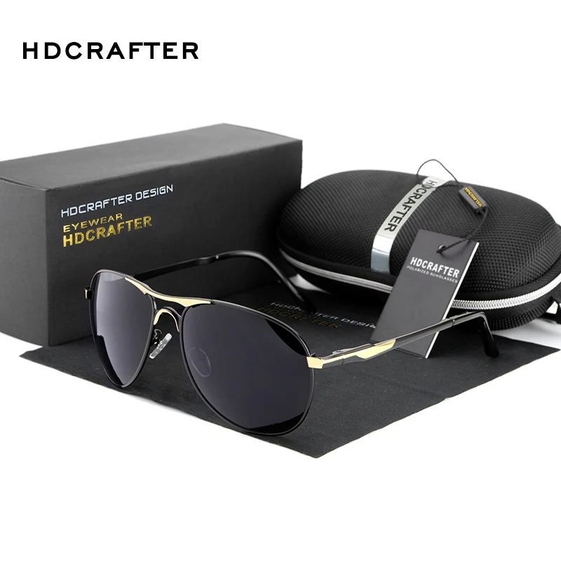 

Солнцезащитные очки HDCRAFTER мужские, поляризационные, для вождения, 2017