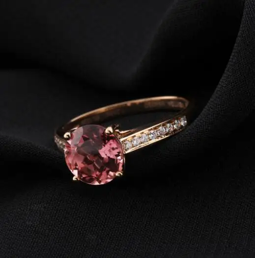 Fashion Cubic zirconia White Wedding Band Round Red 3A CZ Ring for Women Engagement Jewelry Accessories Female Rings | Украшения и