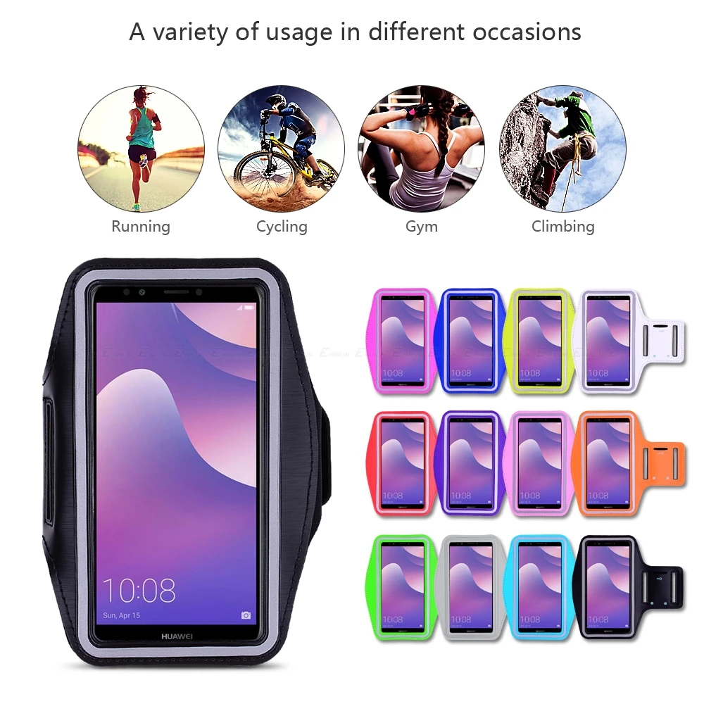 Сумка-держатель для телефона бега спортзала велоспорта HuaWei Y3 Y5 Y6 Y7 Y9 Prime Lite Pro III II