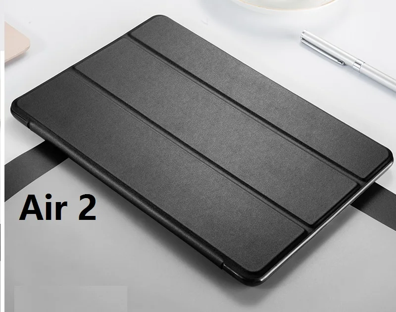 Air 2 Black Мягкий силиконовый умный противоударный чехол для iPad Air 2 Air 1 A1474 A1566, Чехол для iPad Air 2 1 5 6, умный чехол, Автоматический Режим сна/пробуждения - Цвет: Air 2 Black