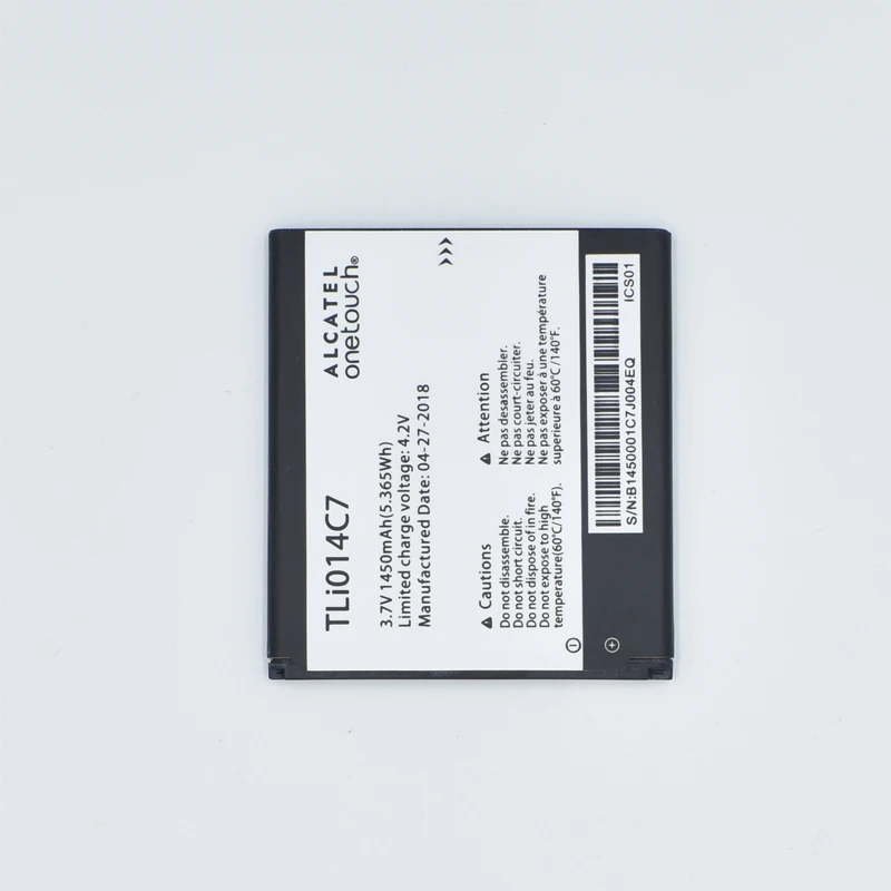 Hekiy Оригинальный 3 7 в 1450 мАч TLi014C7 для Alcatel OneTouch Pixi First 4024D 4 0 &quotаккумуляторный
