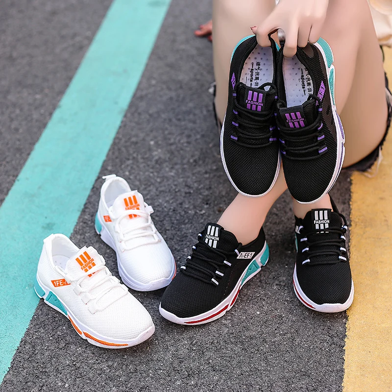 New Women Sneakers Breathable Women's Running Shoes Comfortable Outdoor Sport Jogging Athletic Ladies Trainers | Спорт и