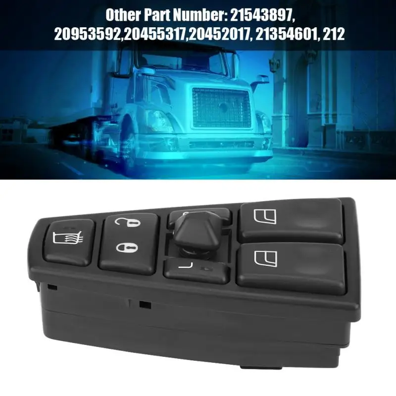 Кнопка управления главным окном питания для грузовика Volvo FH12 FH13 FM VNL 20752918 21543897