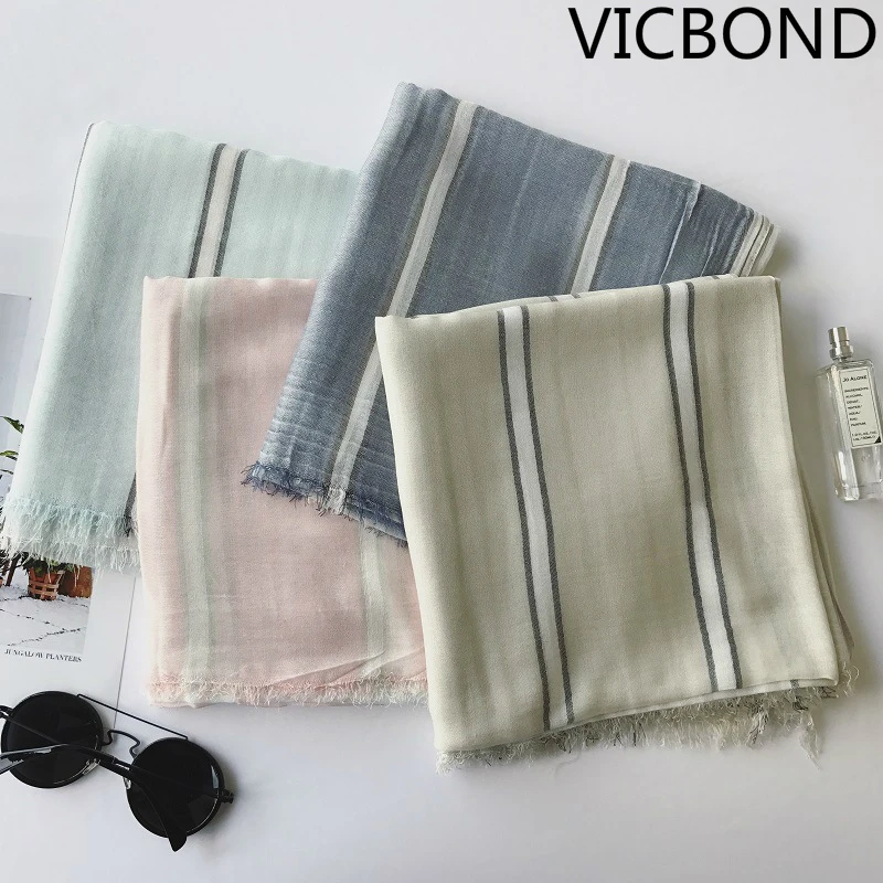VICBOND 2018 новые моды льняные шарфы зимний шарф Женская Весна и осень длинные