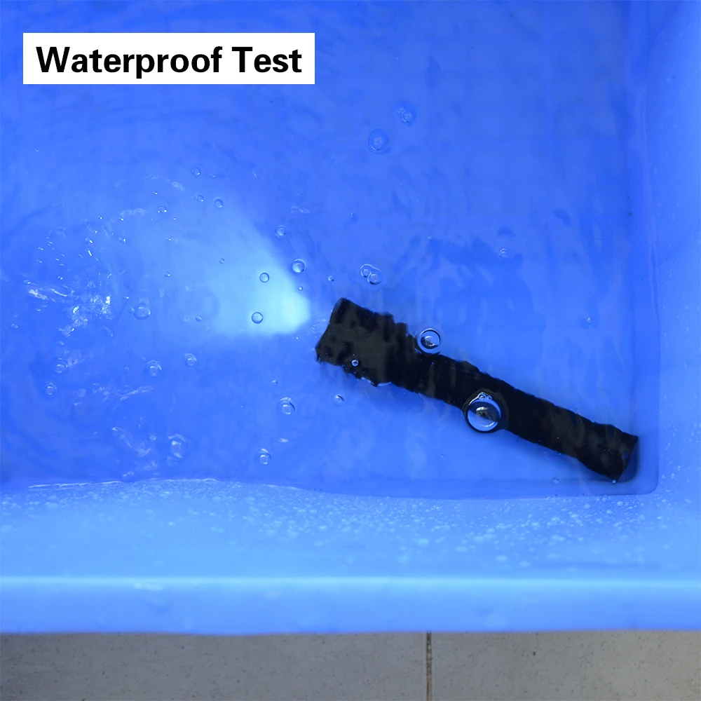 Профессиональный IP68 Водонепроницаемый светодиодный фонарик для дайвинга 3 * XM L L2