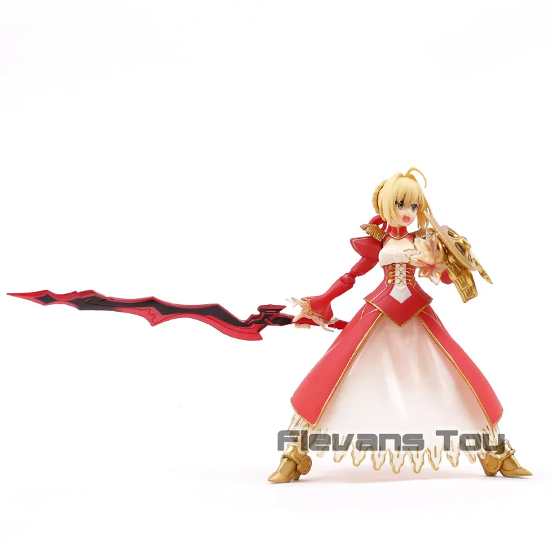 Figma 370 Fate/EXTELLA Нерон Клавдий красный меч ПВХ экшн фигурка Коллекционная модель
