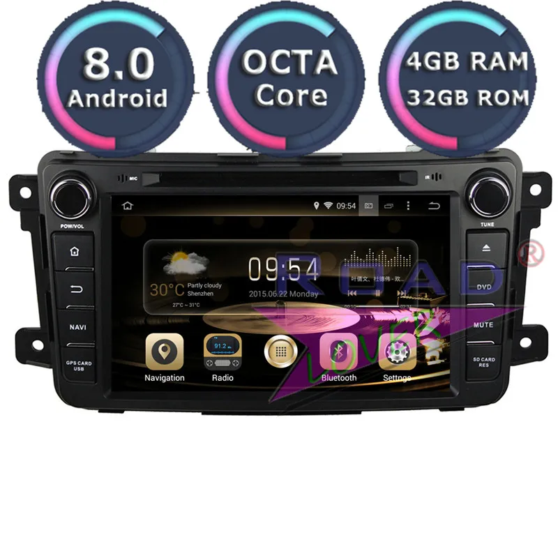Roadlover Android 9,0 автомобильный dvd-плеер Авторадио для Mazda CX-9 2007-Стерео gps навигация Magnitol двойной Din " HD монитор MP3