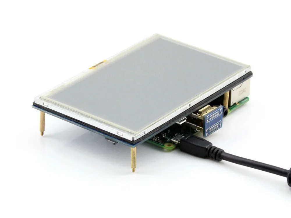 Waveshare RPi 5 inch HDMI Resistive LCD Display 800x480 Touch Screen Supports Any Revision of Raspberry Pi 3 B/2 B A/A+/B/B+ |