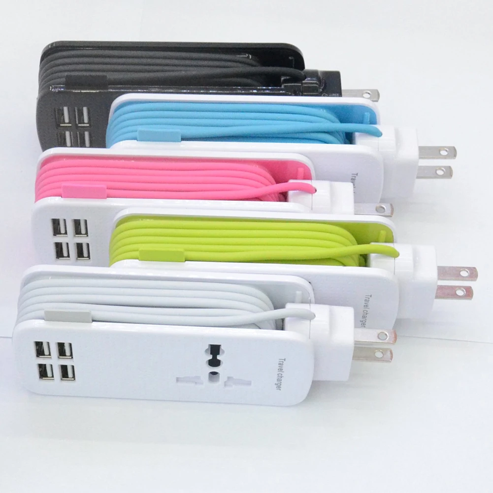 Универсальный дорожный адаптер питания переменного тока YCDC 110 240 В с USB разъемом