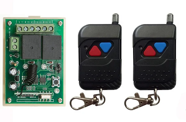 DC12V 2CH RF Wireless Remote Control Relay Switch Security System Garage Doors Electric lamp/ window | Электроника