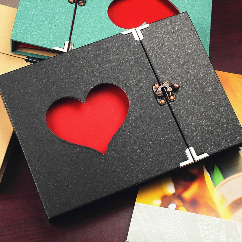 

Фотоальбом Ergen черный с красным