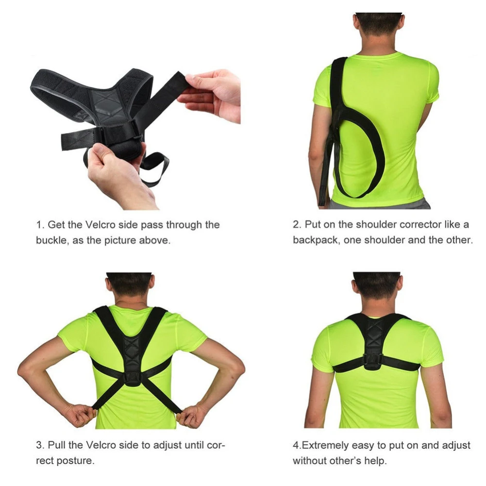 

Professional Body Wellness Posture Corrector For Adults Students (Adjustable to All Body Sizes) Home/School/Office Using