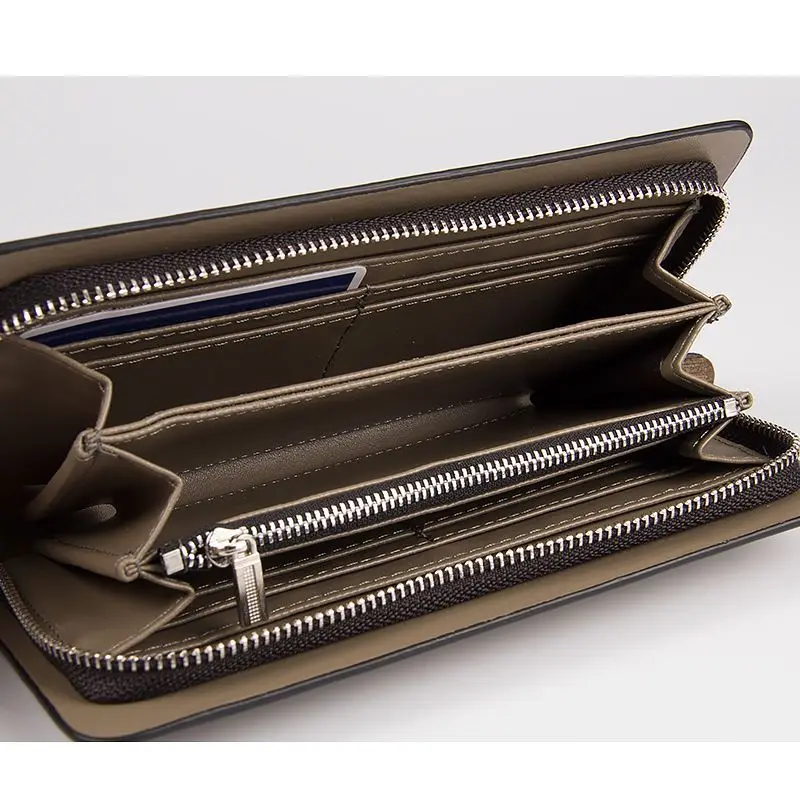 Новое поступление бренд 2018 мужские кошельки качественный Топ Кошелек на молнии