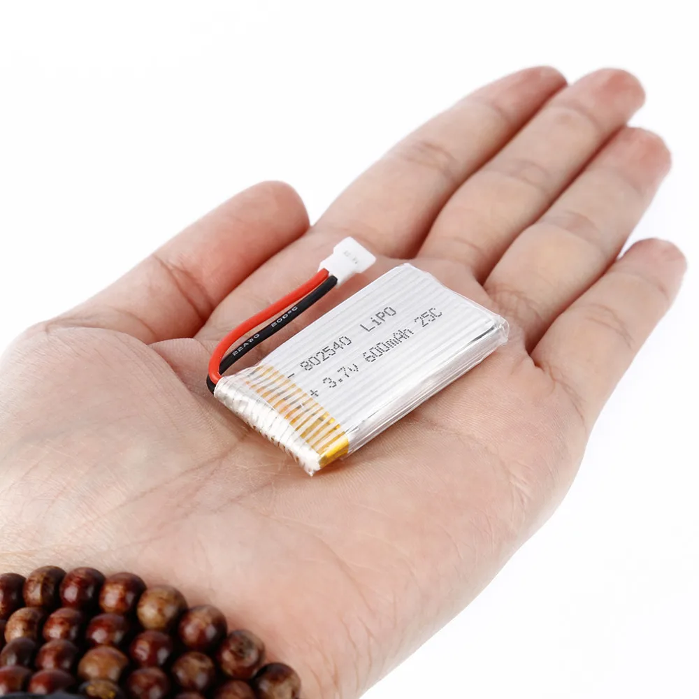 2 шт./лот 3 7 В 600 мАч 25C емкость Lipo батарея 802540 + X4 зарядное устройство для Molex 50005 RC