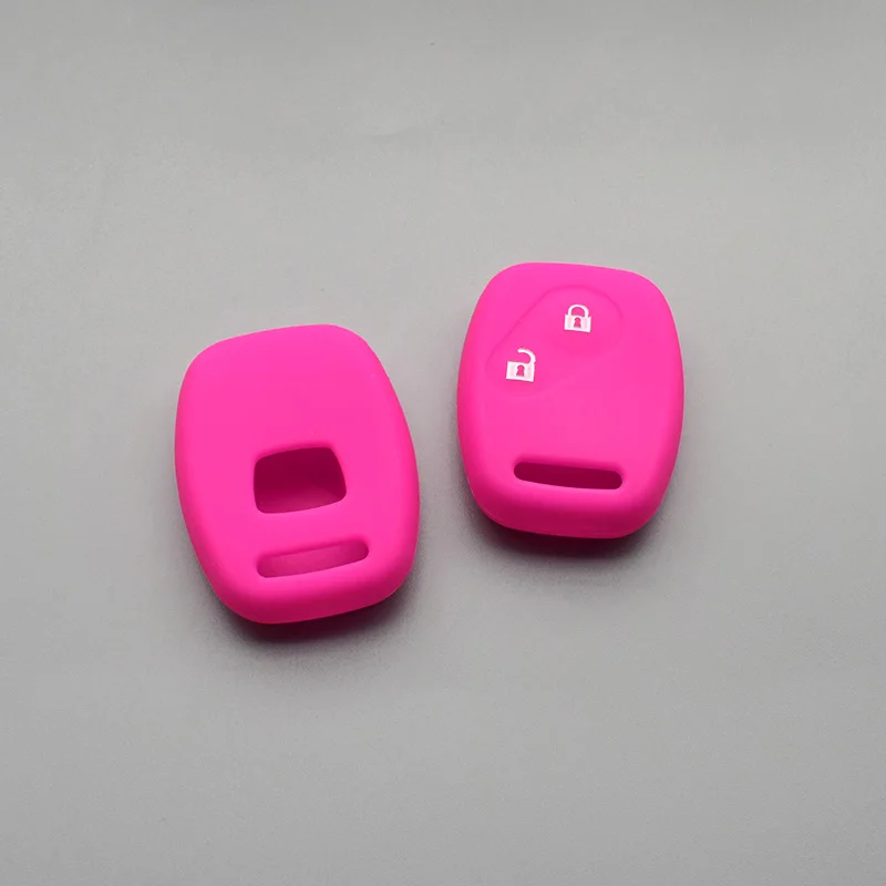 2 кнопки для Honda CR V Civic Fit Freed StepWGN силиконовый резиновый чехол|2 button|key case for carkey fob holder