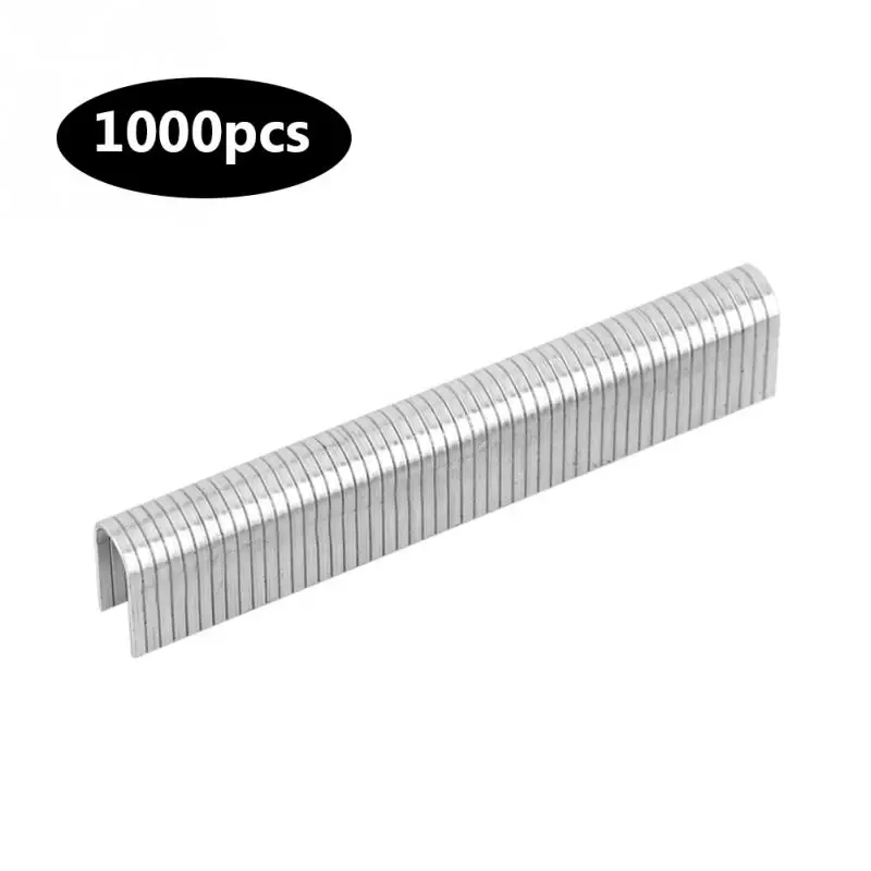 U Type 1000 шт./лот нержавеющая сталь 1008F гвозди крепеж для ручной степлер-пистолет часть инструменты Замена - Цвет: U Type