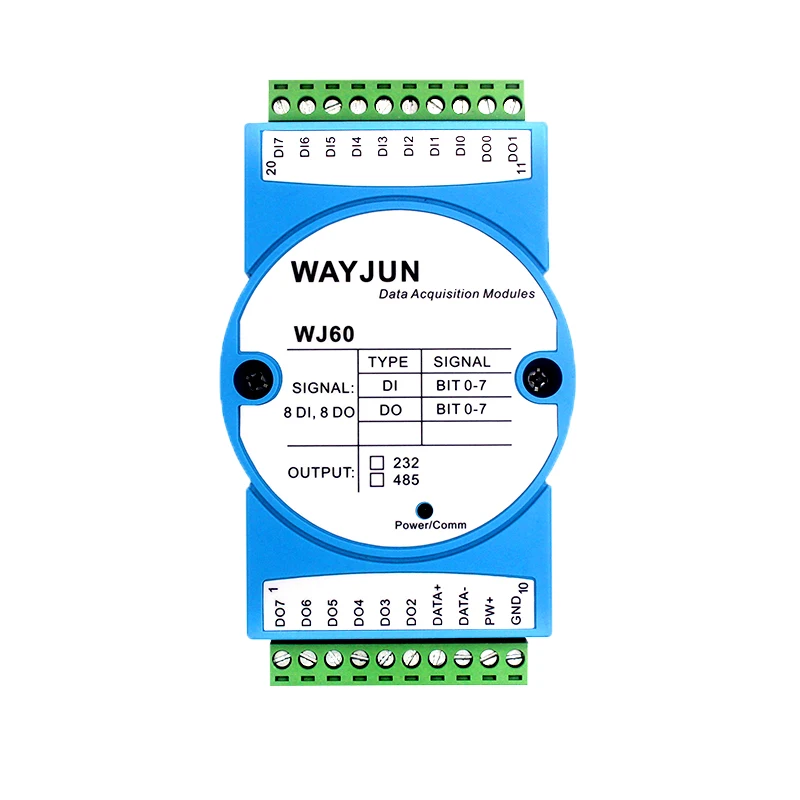 8 ходовой переключатель к RS485/232 удаленному входу/выходу модуль MODBUS сухой контакт