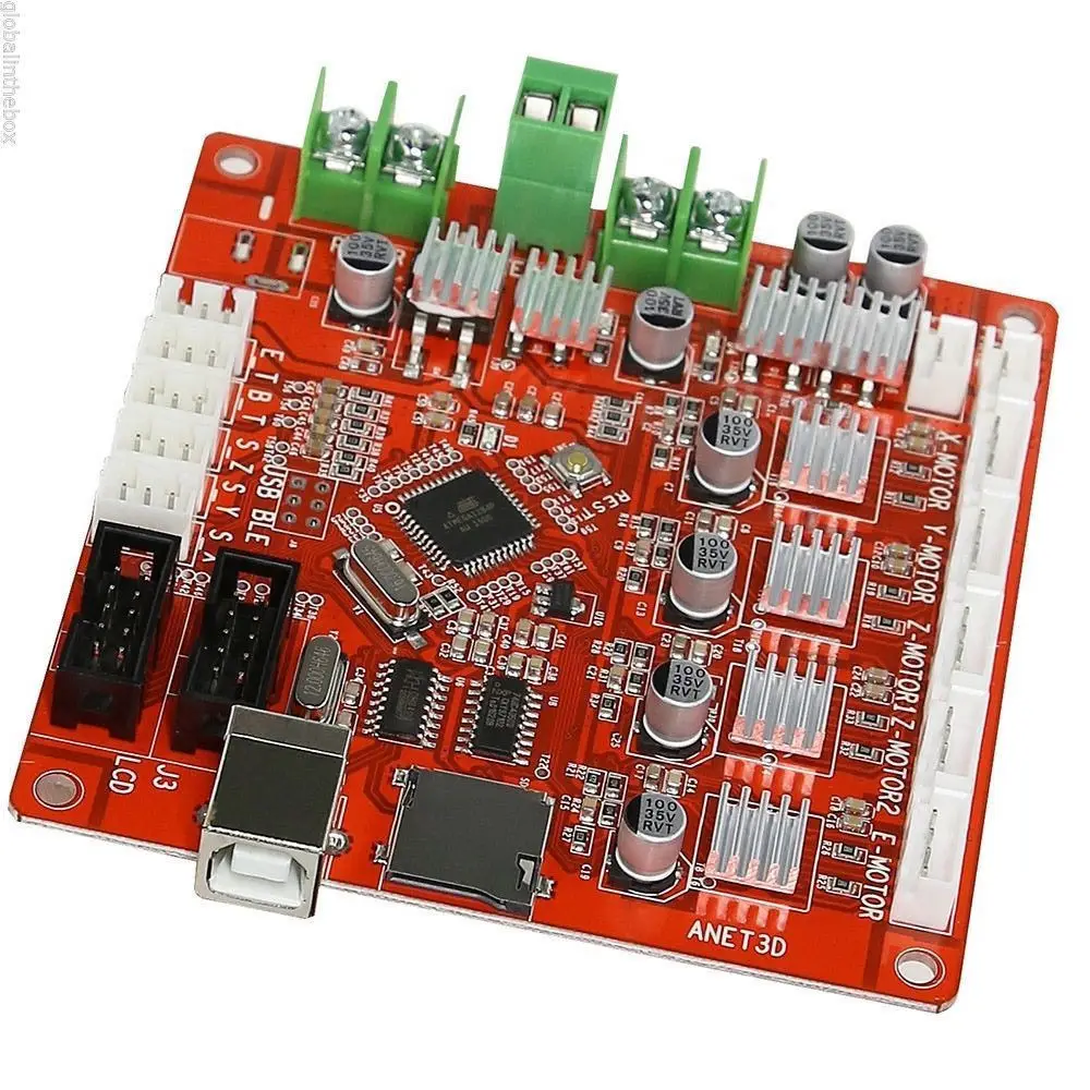 Anet A3 A6 A8 E10 E12 Автоматическая/нормальная V1.0/1 5 материнская плата управления для RepRap