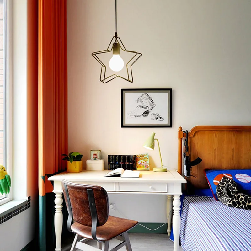 

LOFT Vintage Lamp Pendant Light 30cm Iron The Stars Industrial Style Indoor Lighting Restaurant Bar Light Fixture