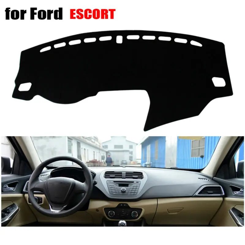 

Car dashboard covers mat For FORD ESCORT 2014 2015 left hand drives dashmat pad dash covers Instrument platform accessories