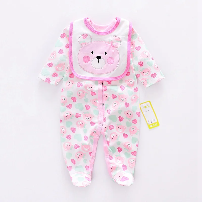 2019 модные детские комбинезоны для девочек в стиле медведя/Совы Комбинезоны