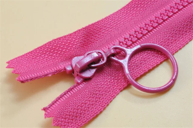Rose Red Панковский № 3 застежки-молнии для шитья декоративные детские цветные застежки-молнии Съемник спальный мешок молния для одежды аксессуары FC149 - Цвет: Rose Red