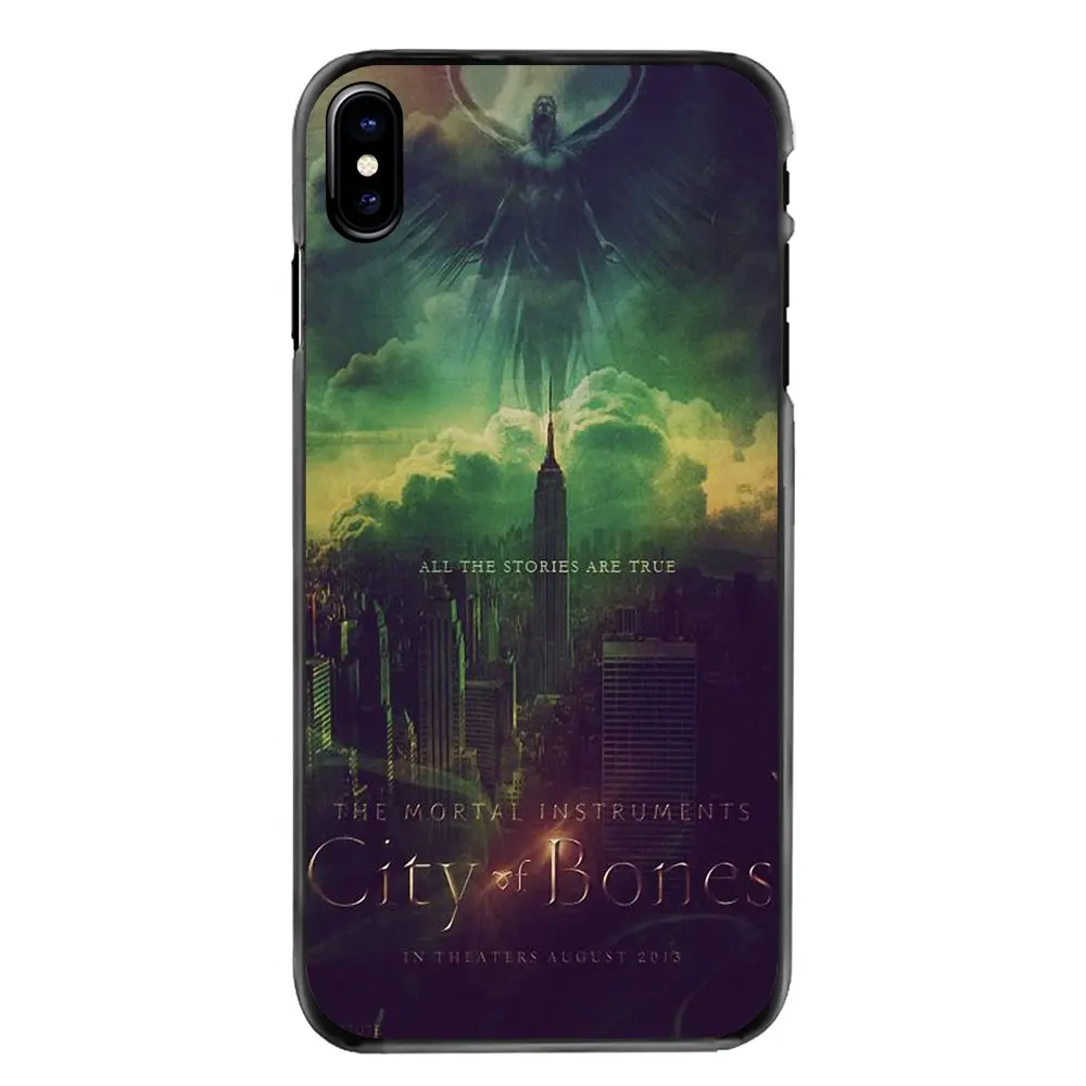 Чехлы для сумеречных инструментов Город костей Shadowhunter Iphone 4 4s 5 5S 5C SE 6 S 7 8 Plus X XR XS Max