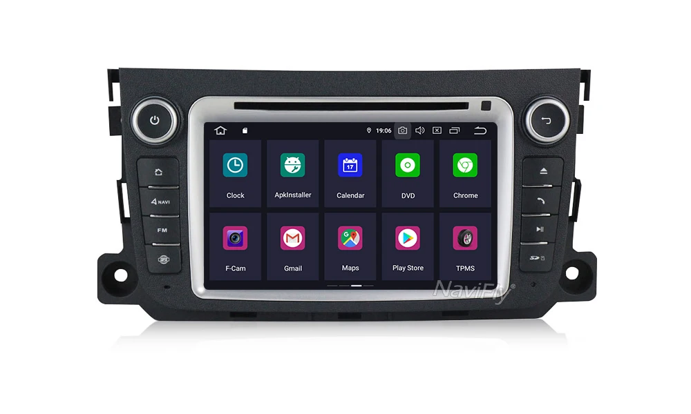 8Core ips DSP 4G 2din Android 9,0 автомобильный dvd-радиоплеер gps навигация для Mercedes Benz Smart Fortwo 2012 2013 JBL gps