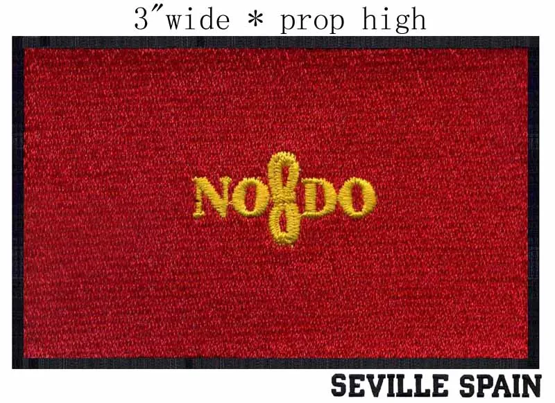 Севилья Испания флаг вышивка 3 &quotШирокая доставка/красное поле/три цвета/значок