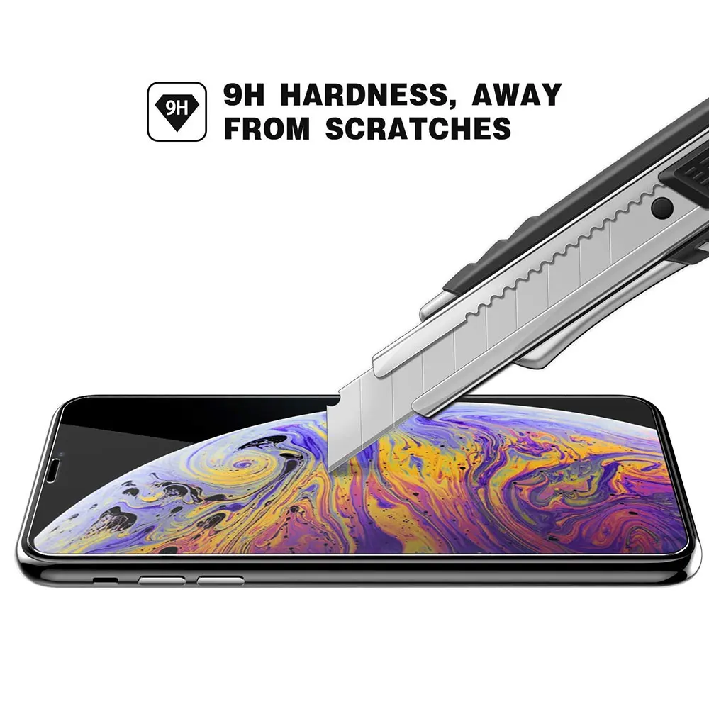 Для iPhone XS Max X S XR 11 Pro 11Pro 8 Защитная пленка из закаленного стекла защита экрана verre