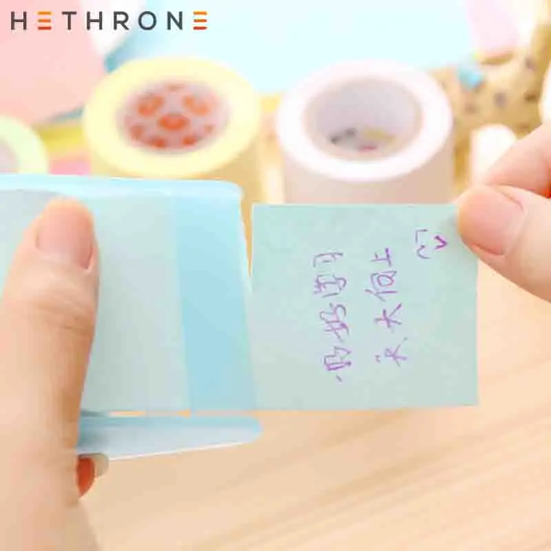 Hethrone креативная горячая Распродажа клейкая бумага для заметок, Канцтовары Kawaii, отрывная база, дизайн заметок, планировщик, Papeleria, украшение, блокнот