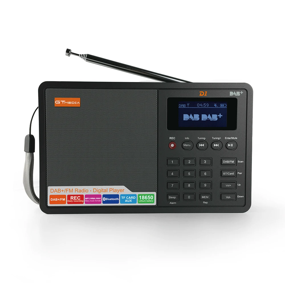 [Подлинный] GTMedia D1 DAB + FM RDS радио 2 4 &quotLCD цветной дисплей BT4.0 | Радиоприёмники -32951726612