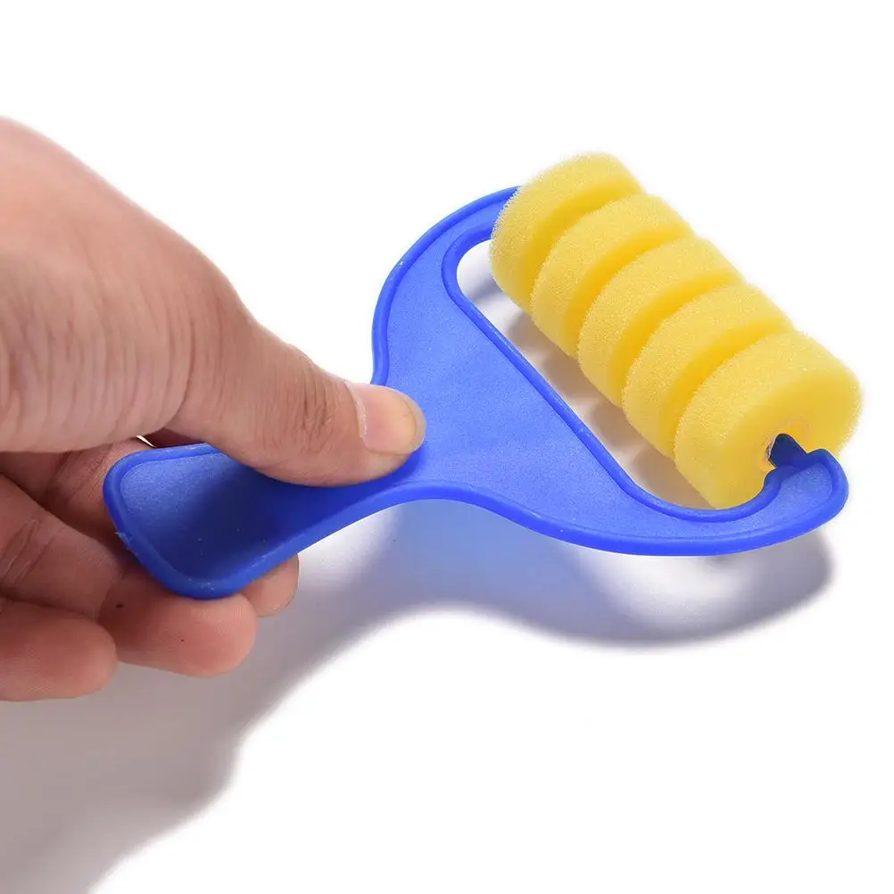 4 шт. Детские губки для рисования с пластиковой ручкой|paint brush|sponge paint brushsponge |