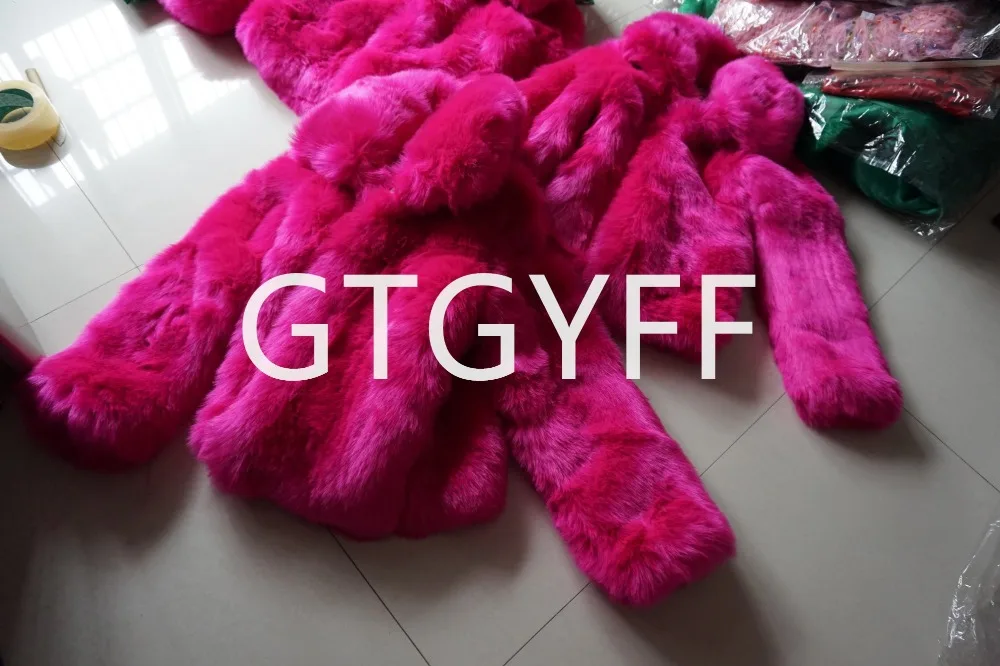 Женская теплая куртка GTGYFF из искусственного меха с воротником на заказ|Куртки