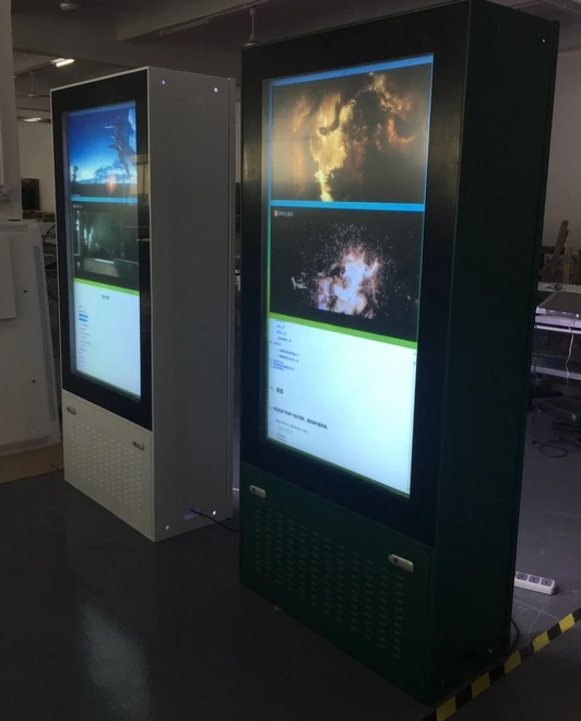 Наружный 55 дюймовый 1500cd/m2 TFT lcd ПК/android сеть HD киоск рекламный дисплей цифровой