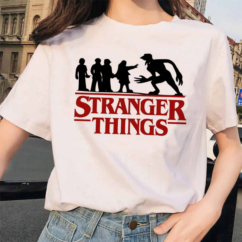 Футболка Stranger Things 3 Woman Eleven с перевернутым дном женская футболка забавная принтом