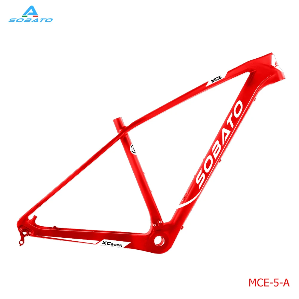 New Sobato 29er Mountain Bike Frame Carbon Fiber Cycling BSA Frameset Bicycle Frames | Спорт и развлечения