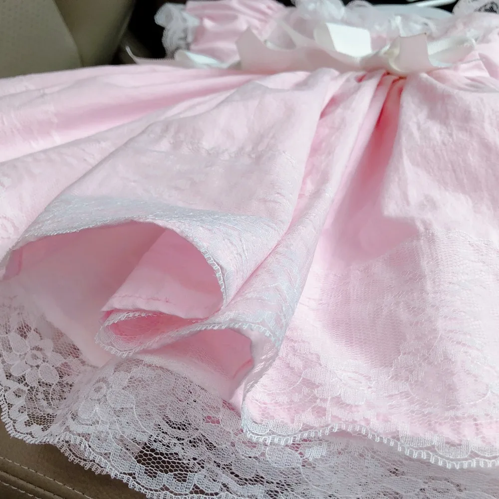 

2019 toddler baby girls dress summer pink infant dress vintage design lace baby dress