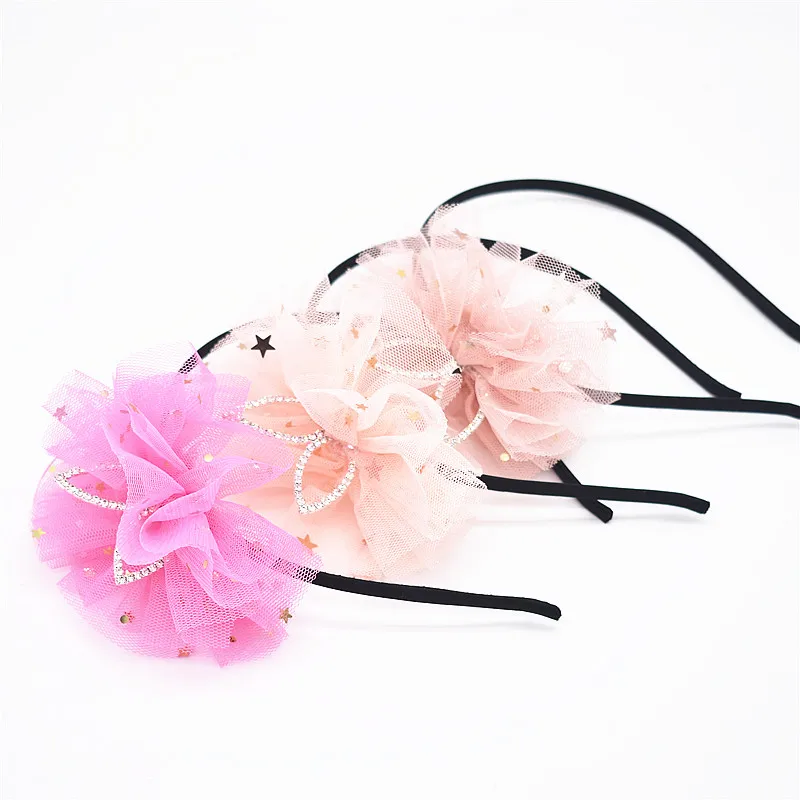 Детская Тюлевая жемчужная Корона 2019 искусственная обруч для волос застежка