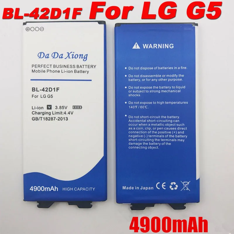 Батарея для LG G5 H850 H820 H830 H840 H868 H860N H860 LS992 US992 F700L F700S F700k VS987 4900 мАч|Аккумуляторы